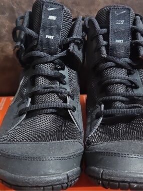 Nike Men's Black Fury Athletic Sneakers